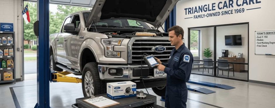 Raleigh Ford Repair – Diagnosis, Costs & What to Expect Triangle Car Care