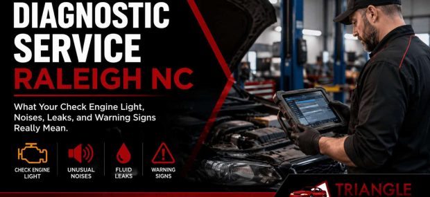 Diagnostic service Raleigh NC by Triangle Car Care
