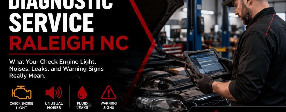 Diagnostic service Raleigh NC by Triangle Car Care