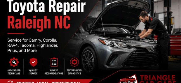 Toyota repair Raleigh NC by Triangle Car Care