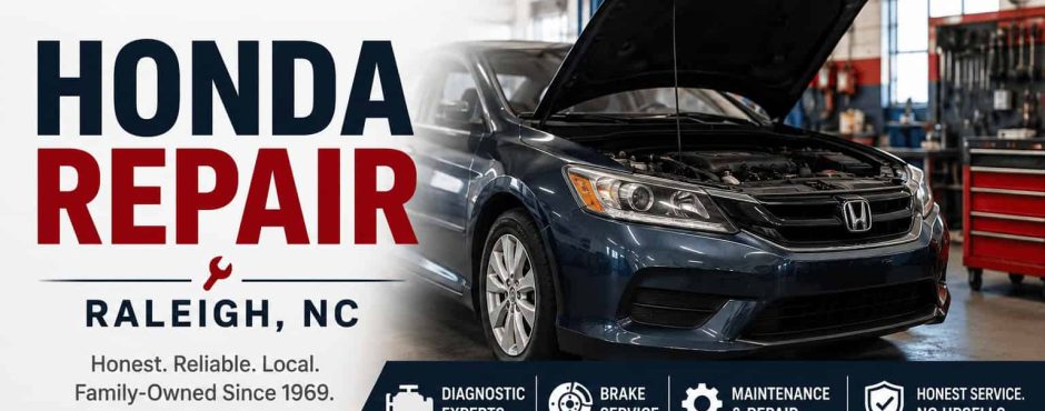 Honda repair Raleigh NC by Triangle Car Care